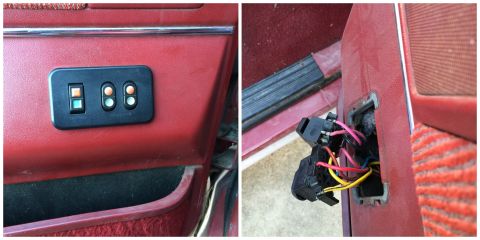 Re-pin window/door lock control switch - 1989 Ford Bronco