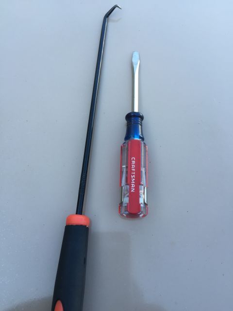 1989 Ford Bronco - Craftsman screwdriver and a pick tool are shown against a neutral background.