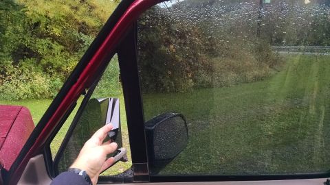 1994 Ford Bronco - removing the garbage bag tint job