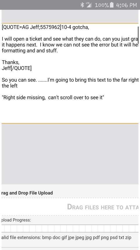1995 Ford Bronco - Web page screenshot showing a conversation and file upload interface.