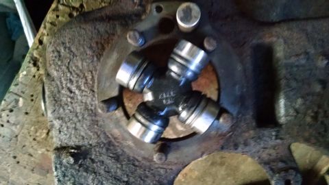 1994 Ford Bronco - A universal joint, a critical component for transmitting rotational power, is shown in detail.