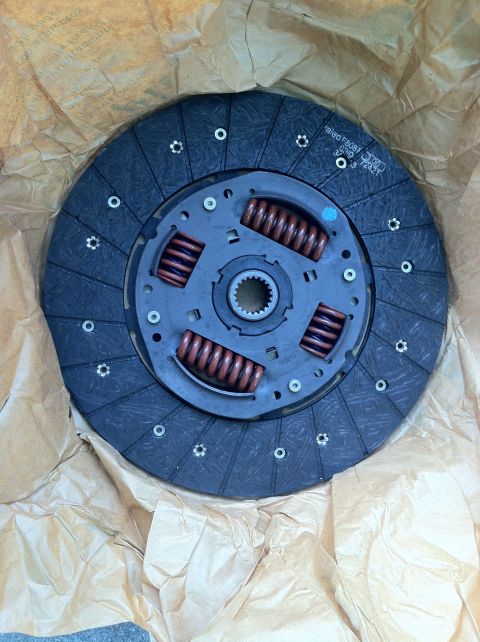 1993 Ford Taurus - A clutch disc, a critical component for manual transmissions, is shown in detail.