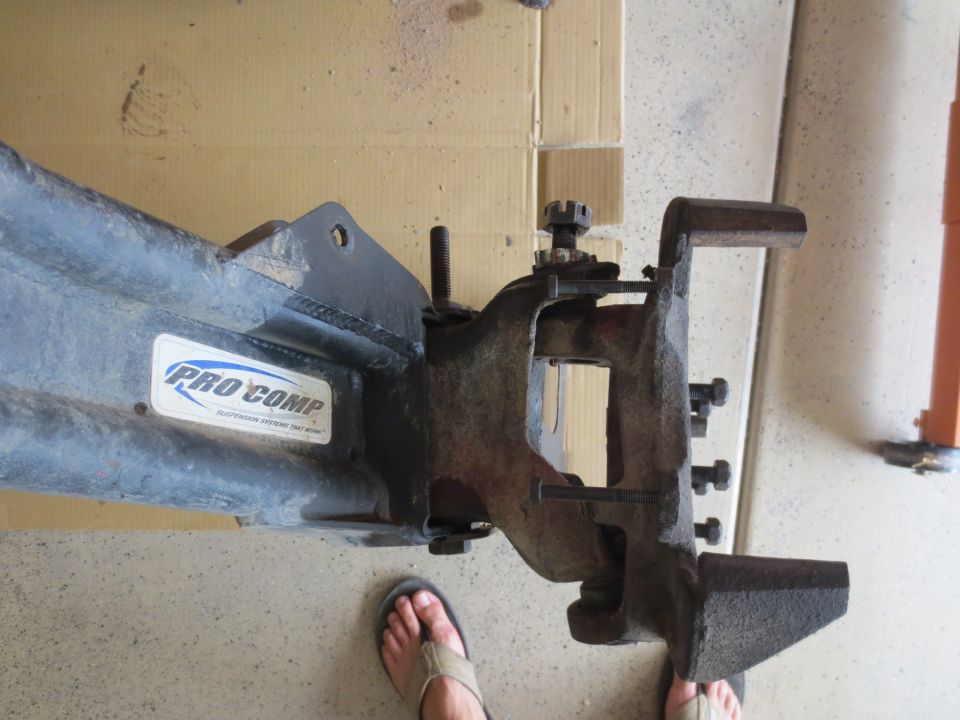 Pro Comp suspension part with bolts and sticker
