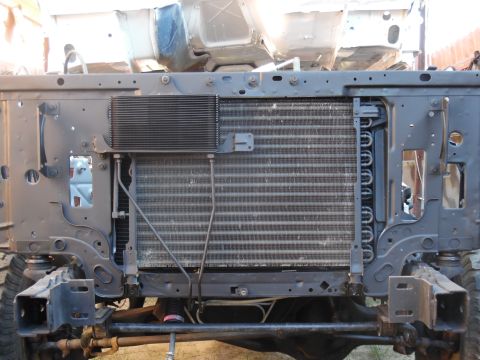 1993 Ford Bronco - I was hoping to swap in a parallel-flow condenser, but this A/C system is still sealed & working, so I'll keep using it for now. It's quick…