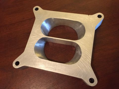 1981 Ford LTD - A little work with sanding rolls really cleaned up the ports. Not too shabby. I also ran the router down the center divider to clean and st…