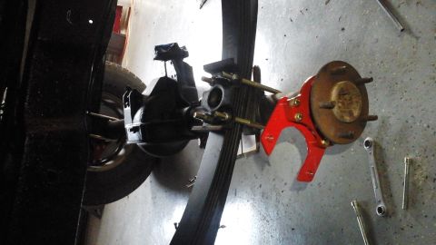 1996 Ford Bronco - Weird angle, but you can see I'm making progress.