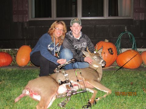 1978 Ford Bronco - A successful hunt is celebrated with a deer and pumpkins on a fall evening.