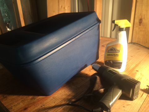 1978 Ford Bronco - Used the heat gun technique of just warming up the exterior until it starts to melt the surface. You can google this technique if you are n…