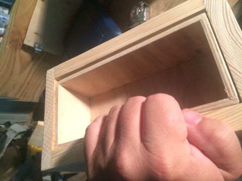 1978 Ford Bronco - Here is the interior tray and holder before it is placed in the console. The tray was made of some very thin plywood I had laying around.