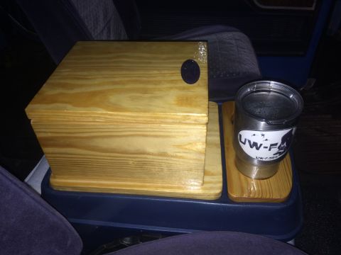 1978 Ford Bronco - 3" hole fits a Yeti and Subway medium size drinks!