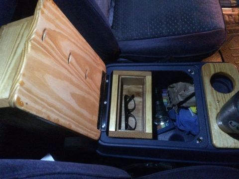 1978 Ford Bronco - Open. Stuff stored.