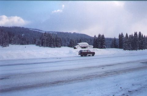 1990 Ford Bronco - My Bronco at the top of Wolf Creek Pass.