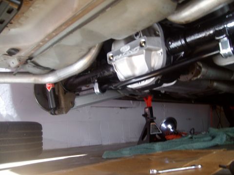 2004 Ford Crown Victoria - Not bad. Now to get a torque wrench to fix the area by the shocks and control arms.