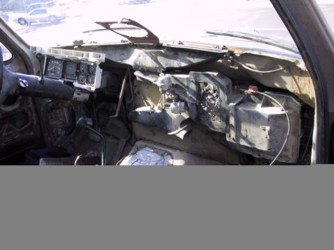 1983 Ford Bronco - Dash and wiring removed.