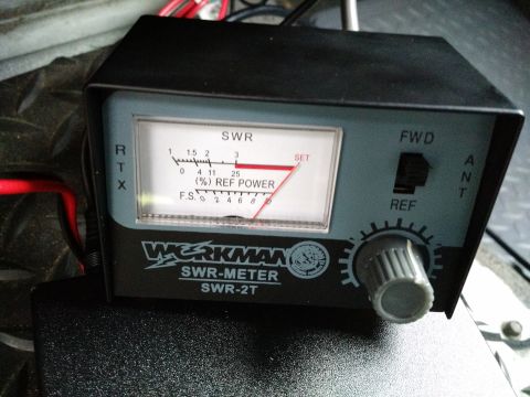 1992 Ford Bronco - antenna SWR meter