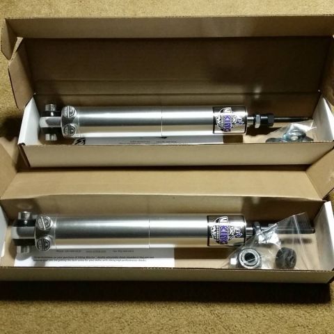 2003 Ford Crown Victoria - Photograph of new Viking shock absorbers in their boxes, not a technical document.