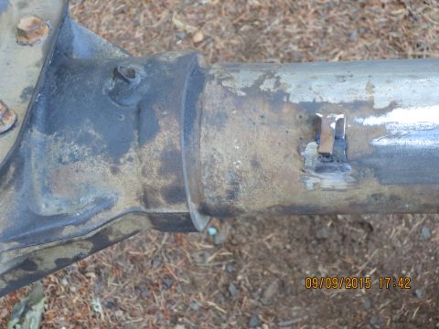 1986 Ford Bronco - I had originally planned to reuse the tabs for the brake lines, but ended up just cutting them off and starting fresh.
