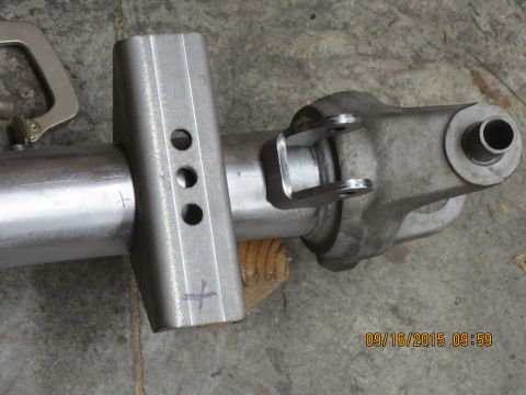 1986 Ford Bronco - Took the axle down to a local machine shop to torch off the bracket below the spring pad. I come to pick it up and both the panhard bar bra…
