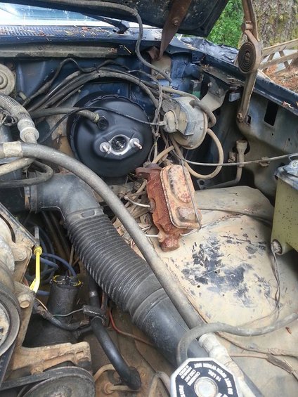 1986 Ford Bronco - tried to pull a fast one and reuse my old master cylinder. I read that the newer models can use the 1 ton booster with the 1/2 ton cylinder…