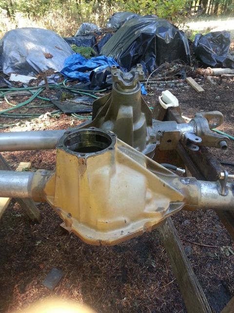 1986 Ford Bronco - I can't find any pictures of shaving the lip down, but here it is before we shaved it. we just blended it down. Lets face it, this axle is…