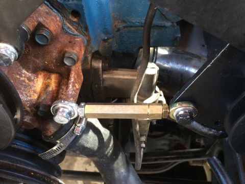 1979 Ford Bronco - Close up of the tension bracket included with the kit. It works great and is easy to adjust.