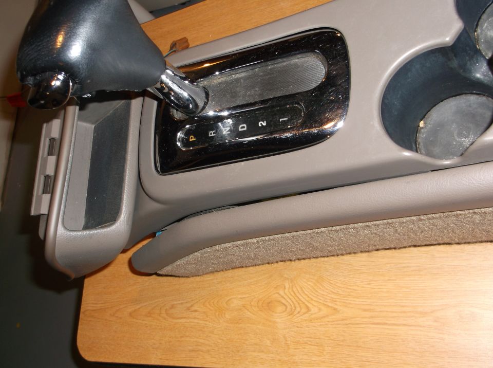Car automatic transmission shifter and gear selector with P, R, N, D, 2, 1 indicators.