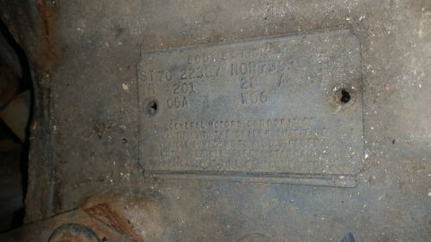1970 Pontiac Firebird - This vehicle identification plate shows "ST70" indicating a 1970 model year.