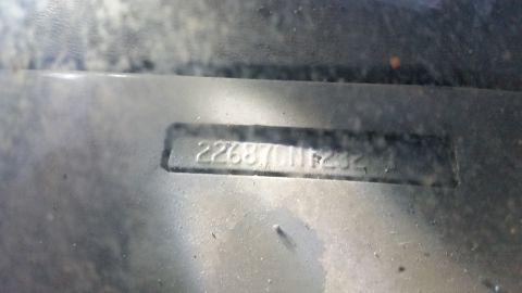 1970 Pontiac Firebird - Close-up of a VIN plate showing the identification number 22687011F232.