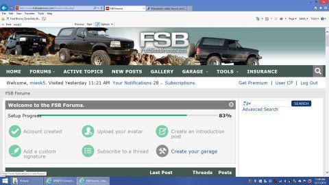 1996 Ford Bronco - Logged In