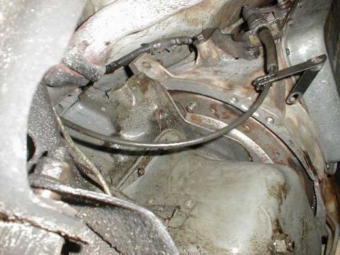 1991 Ford Crown Victoria LTD - Removed the TC-flywheel nuts