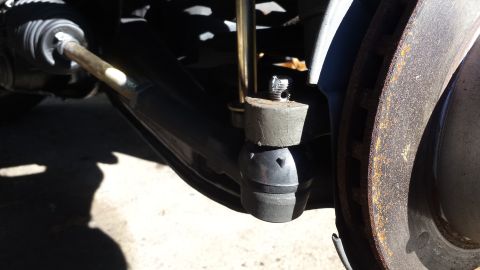 1980 Ford Mustang - This photo shows a close-up view of a vehicle's steering and braking components.