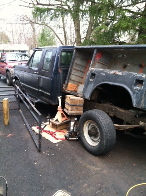 1995 Ford F-150 - F250 which I will use the frame , motor, and wiring from