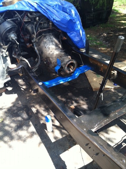 1995 Ford F-150 - c6 I in and the frame is cleaned up