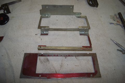 1979 Ford Bronco - Opening needed to be bigger than the steel support but there is room for a wider plate to be added to keep its integrity.