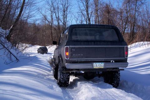 1978 Ford Bronco - First time wheeling since back on the road. Ran great! Didn't get stuck once.