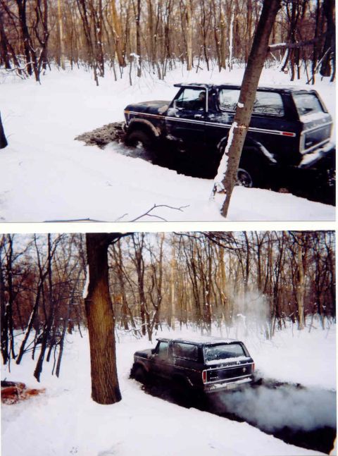 1978 Ford Bronco - Breaking the ice