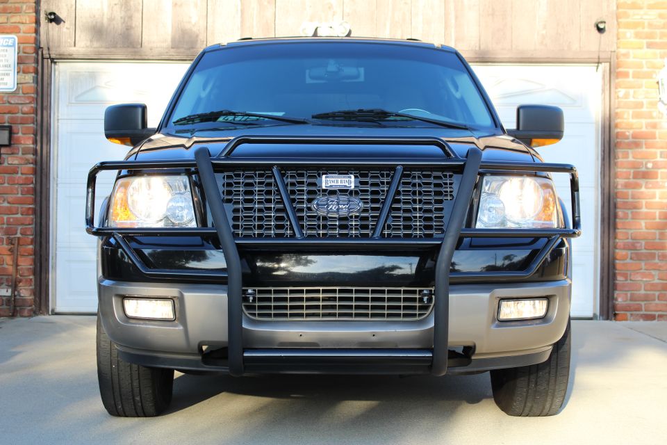 Black Ford Expedition with Ranch Hand brush guard