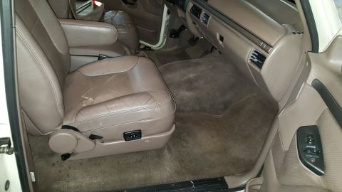 1995 Ford Bronco - Original seat torn seat bottoms and before carpet shampoo