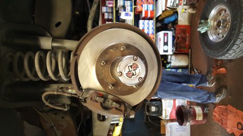 1995 Ford Bronco - New Hawk pads and SSBC Rotors