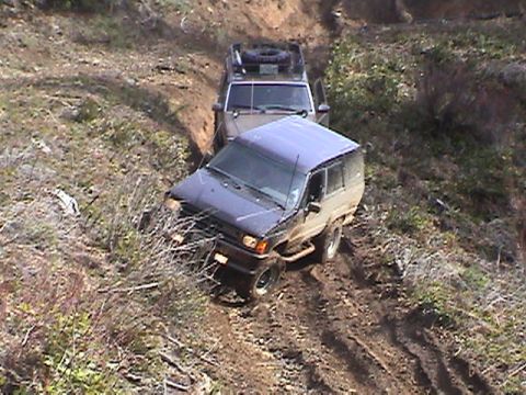 1994 Ford Explorer - Somehow Eric gets himself sideways and close to tipping