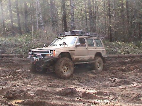 1994 Ford Explorer - Kevin plays in the mud, almost getting stuck but comes out of it.