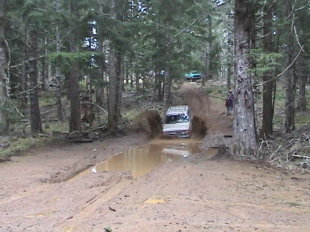 Girlpower flys into the hole a little to fast