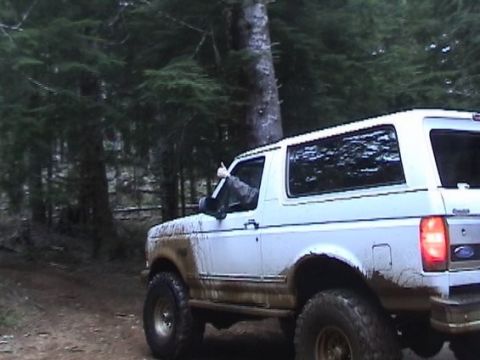 1996 Ford Bronco - Thumbs up. (by Anne) (2/21/2004)