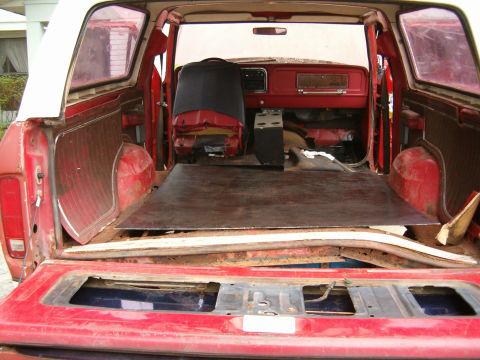 1979 Ford Bronco - This is what the rear should look like when done.