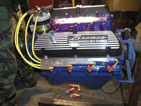 1988 Ford Bronco - End of today 2-22-04, Accel distrubtor installed.