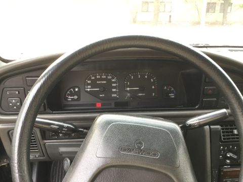 1995 Holden Astra - Interior view of a car's dashboard, showing the steering wheel and instrument cluster.