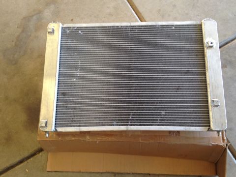 2010 Dodge Challenger - A radiator part is shown, not a 2010 Dodge Challenger.