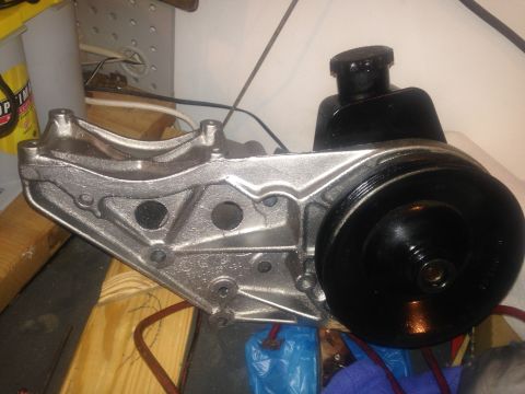 1993 Ford Bronco - Rebuilt and cleaned up and painted Saginaw pump off a 92 E150