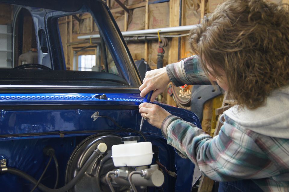 Squirters getting installed.