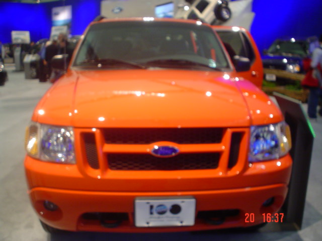 One Ugly Coloured Explorer Sporttrac In Orange -- Production Colour